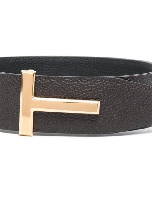 Ridge T leather men's belt Tom Ford | TB178LCL236G3BN06